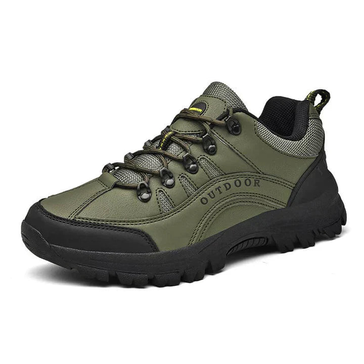 Men's Waterproof Hiking Boots, Breathable – Black