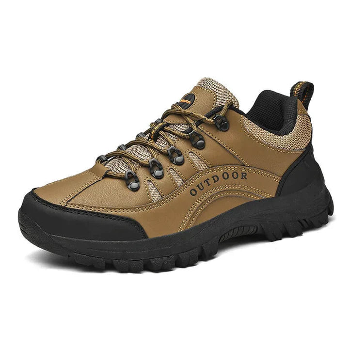 Men's Waterproof Hiking Boots, Breathable – Black