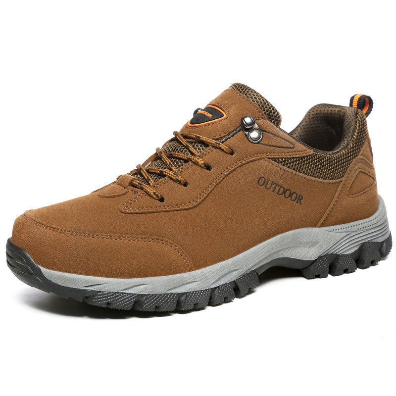 Men's Waterproof Hiking Boots, Lightweight – Brown