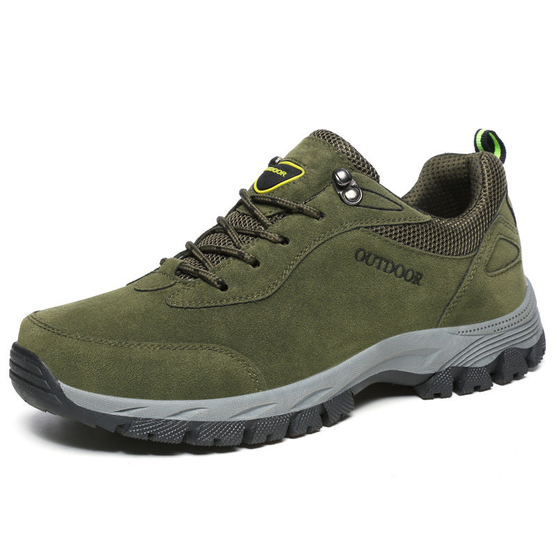 Men's Waterproof Hiking Boots, Lightweight – Green