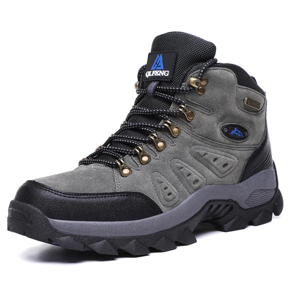 Men's Waterproof Non-Slip Hiking Boots – Grey