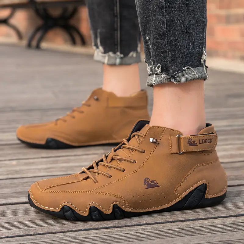 Men's Waterproof Shoes with Elastic Insert