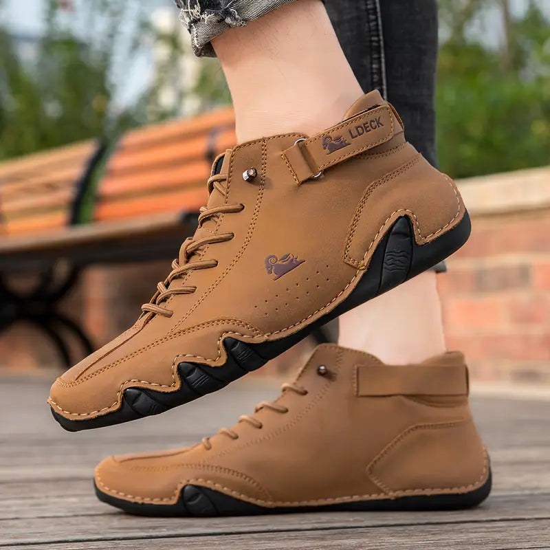 Men's Waterproof Shoes with Elastic Insert