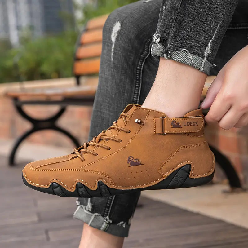 Men's Waterproof Shoes with Elastic Insert