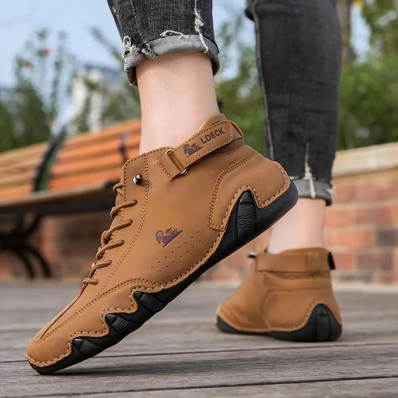 Men's Waterproof Shoes with Elastic Insert