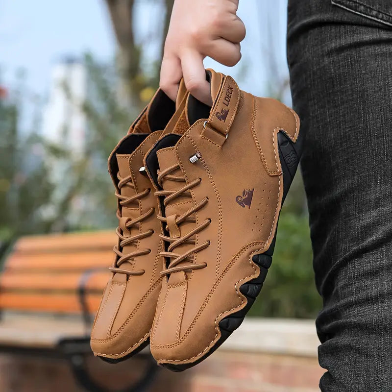 Men's Waterproof Shoes with Elastic Insert