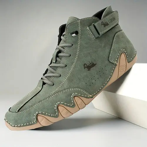Men's Waterproof Shoes with Elastic Insert – Green
