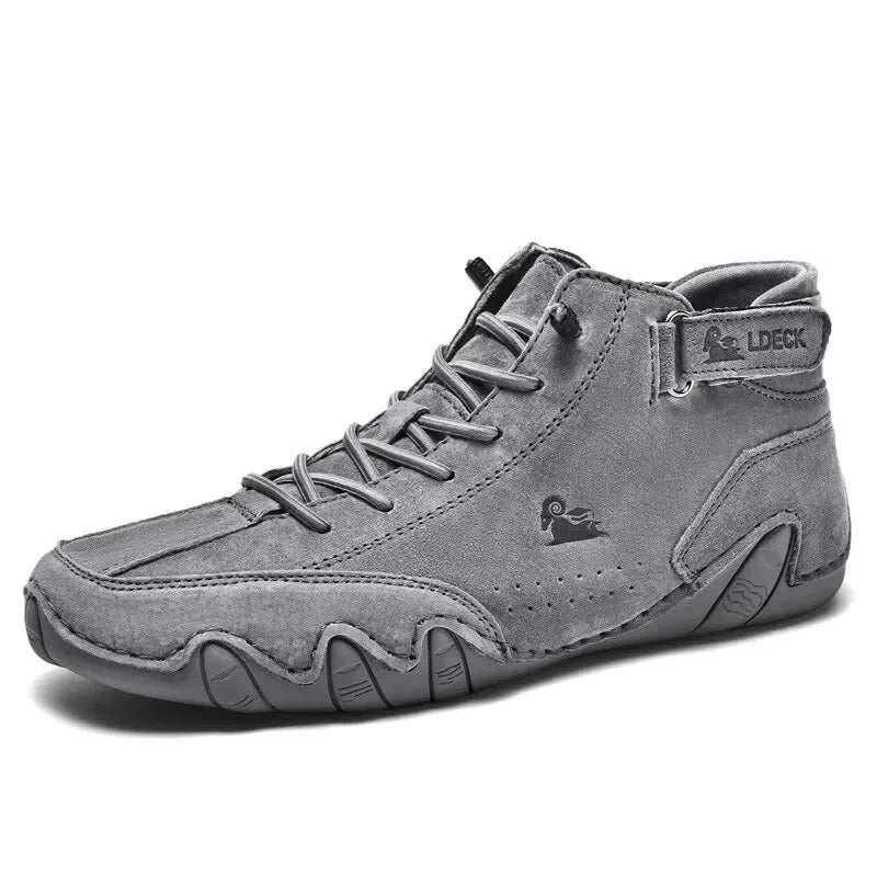 Men's Waterproof Shoes with Elastic Insert – Grey