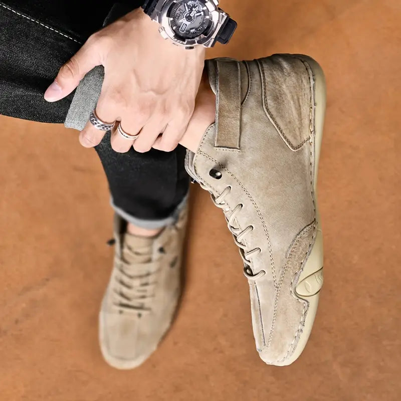 Men's Waterproof Shoes with Elastic Insert