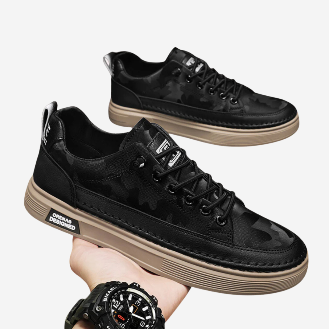 Men's Waterproof Sneakers, Non-Slip – Black