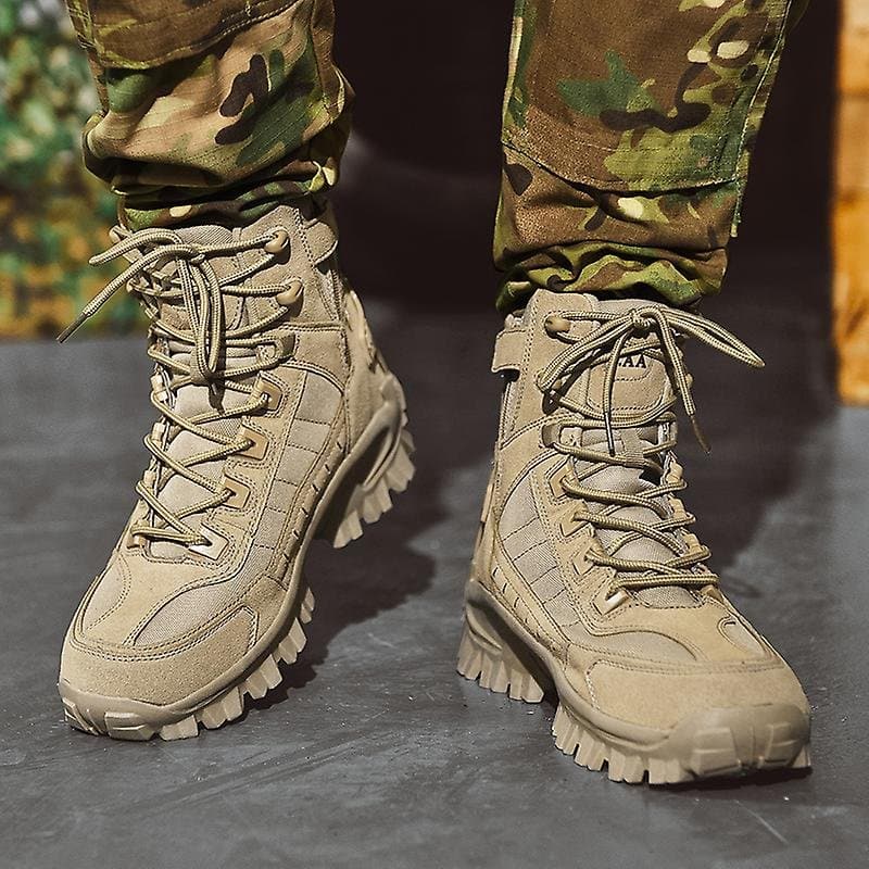 Men's Waterproof Work Shoes, Durable – Khaki