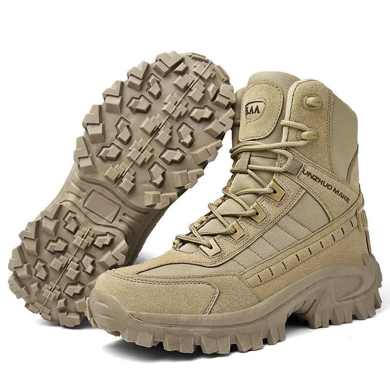 Men's Waterproof Work Shoes, Durable – Khaki