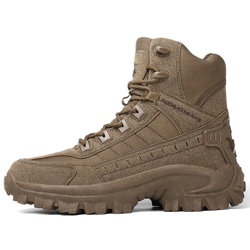 Men's Waterproof Work Shoes, Durable – Brown