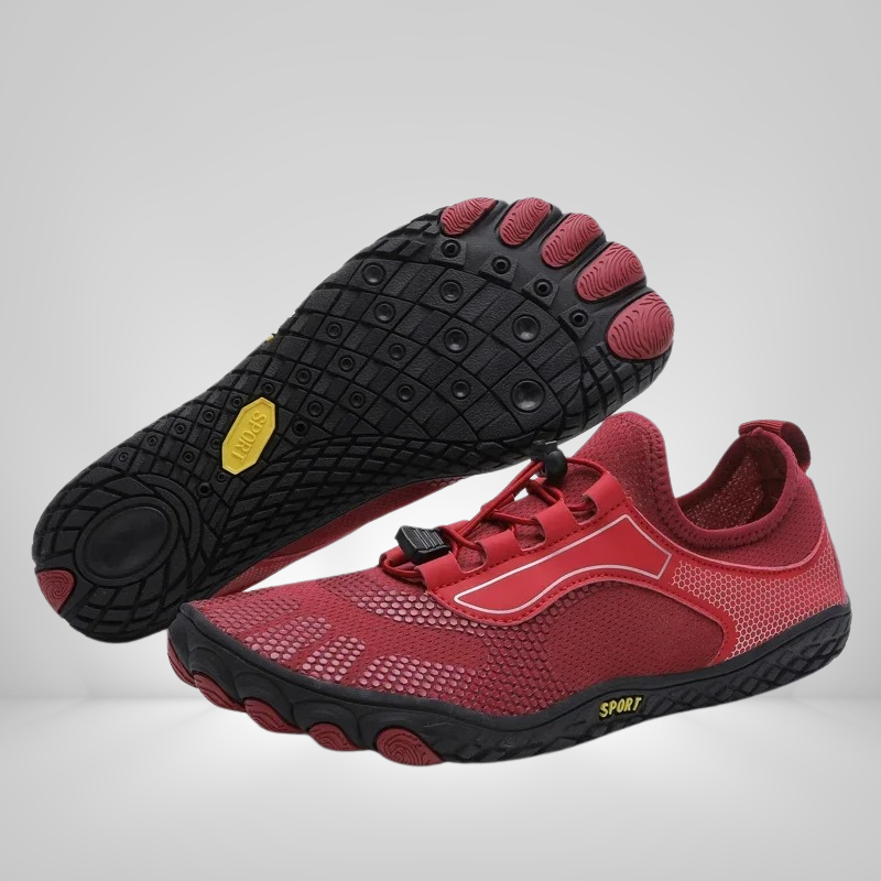 Unisex Water Shoes, Quick-Drying and Breathable – Red