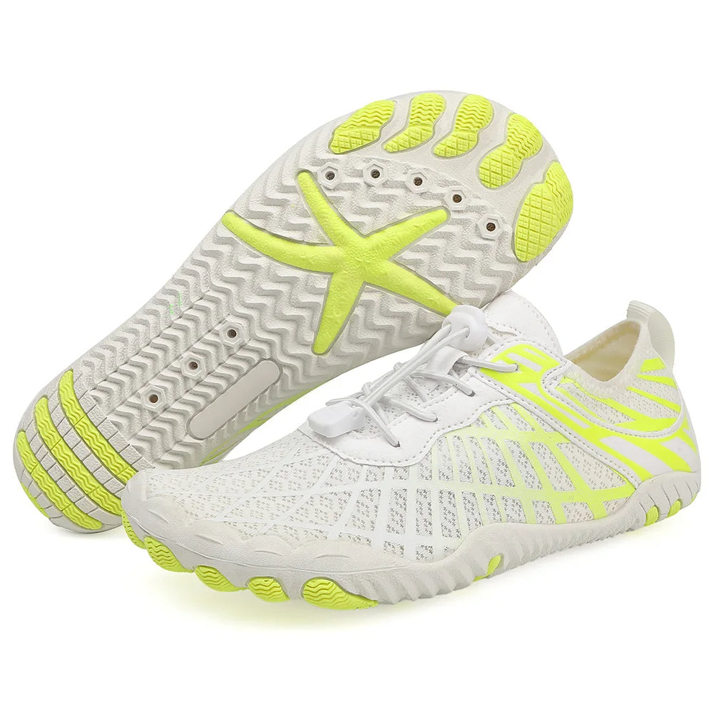 Unisex Water Sports Shoes with Good Grip – White & Green