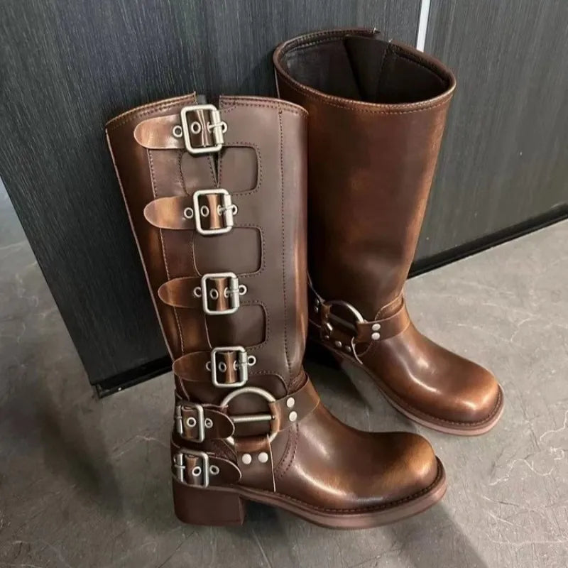 Women's Biker Ankle Boots for Any Weather