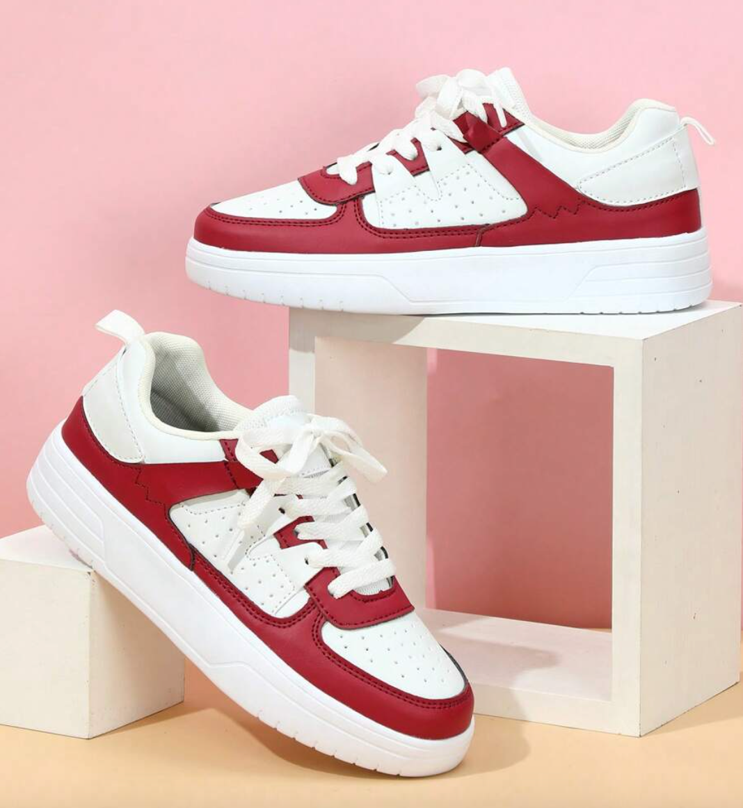 Women's Breathable Sneakers in a Vibrant Design – Grey