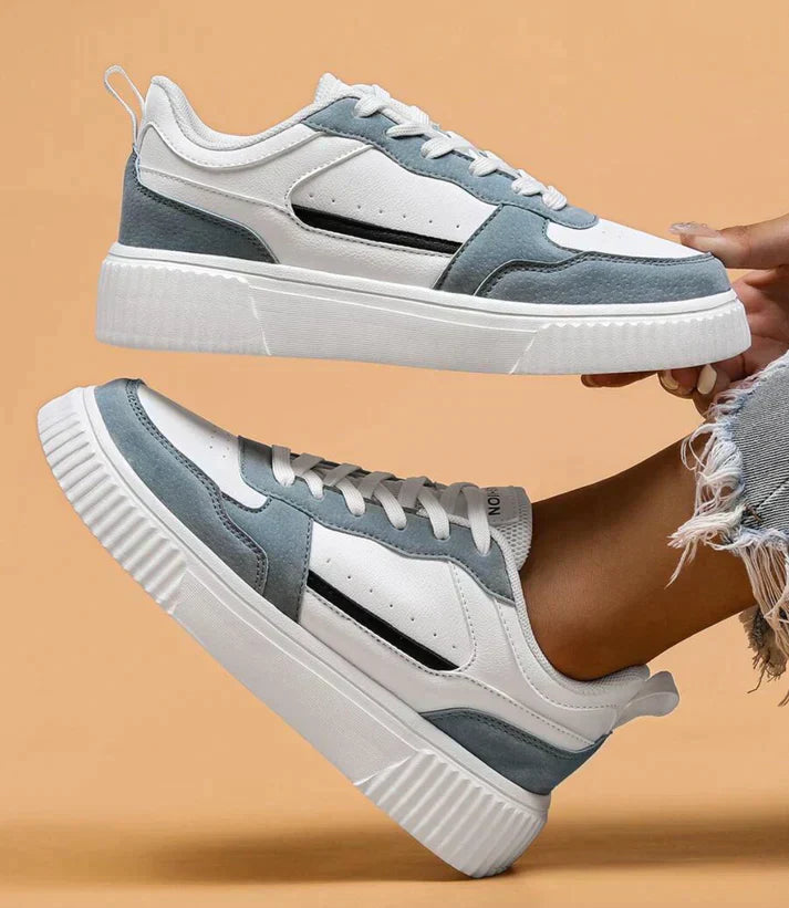 Women's Breathable Sneakers with Non-Slip Sole – Light Blue