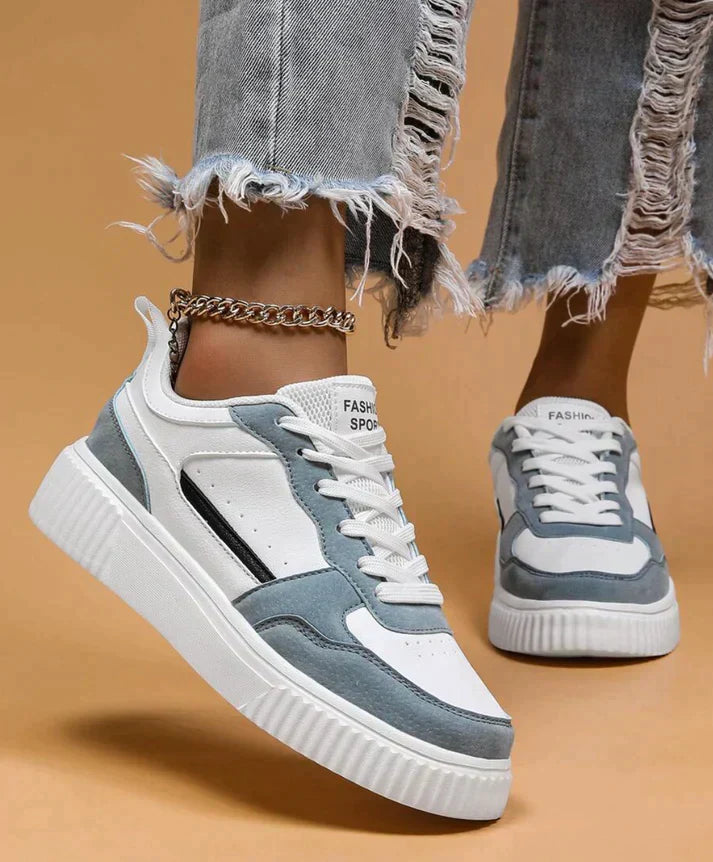 Women's Breathable Sneakers with Non-Slip Sole – Light Blue