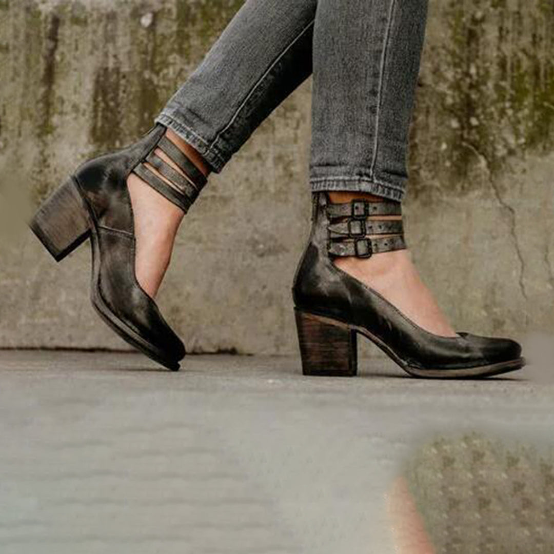 Women's Comfort Shoes with Soft Sole – Black