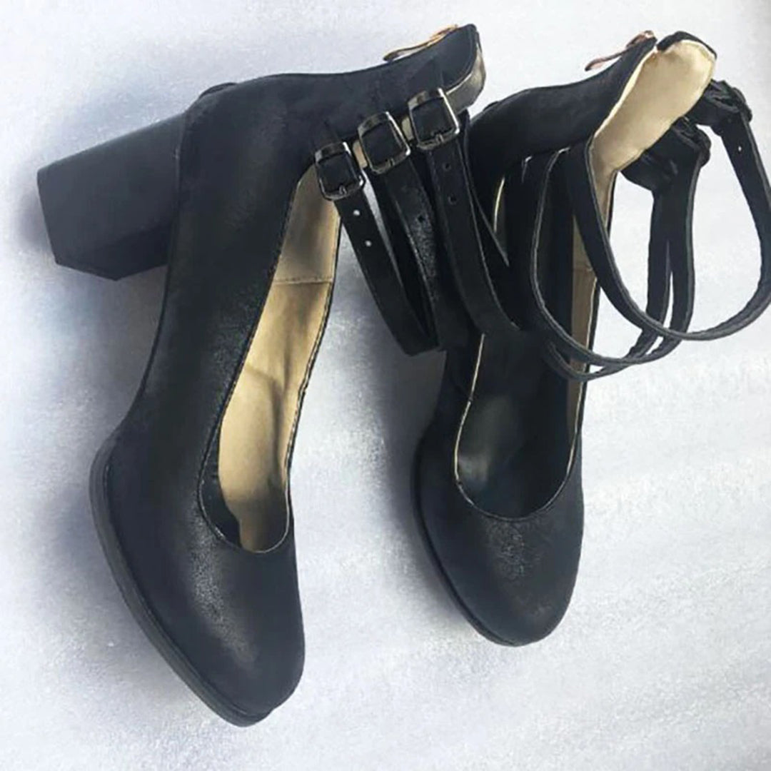 Women's Comfort Shoes with Soft Sole – Black