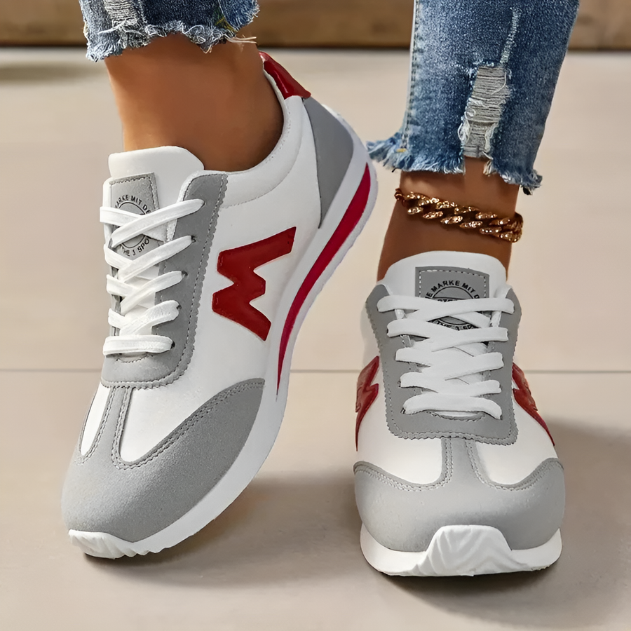 Women's Comfortable Stable Everyday Shoes – Red