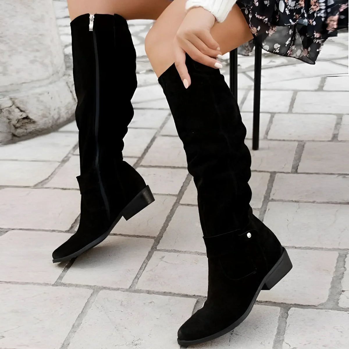Women's Elegant Leather Boots for Winter