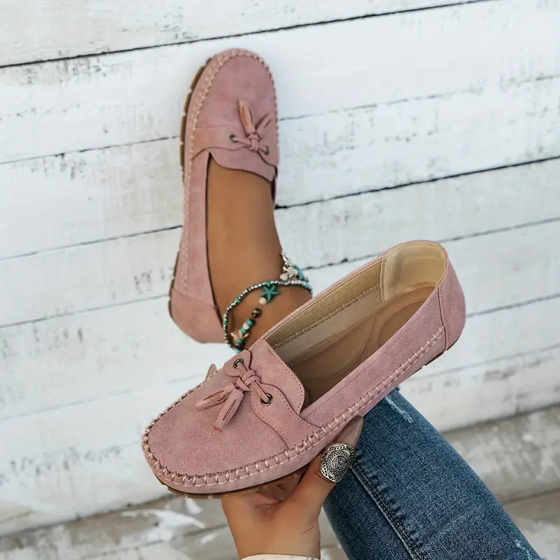 Women's Elegant Supportive Loafers – Pink