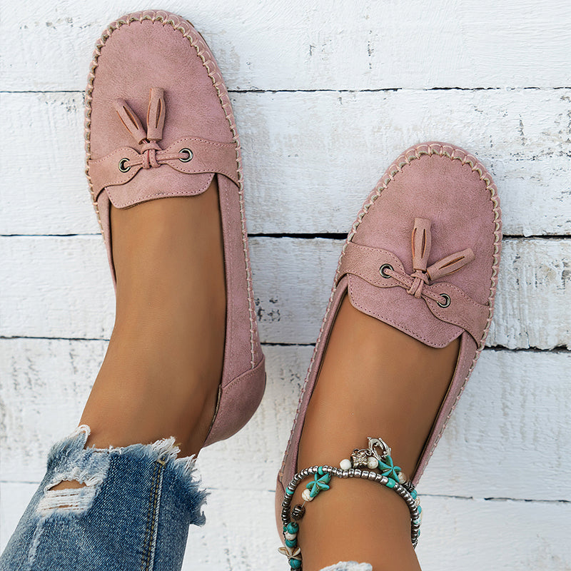 Women's Elegant Supportive Loafers – Blue