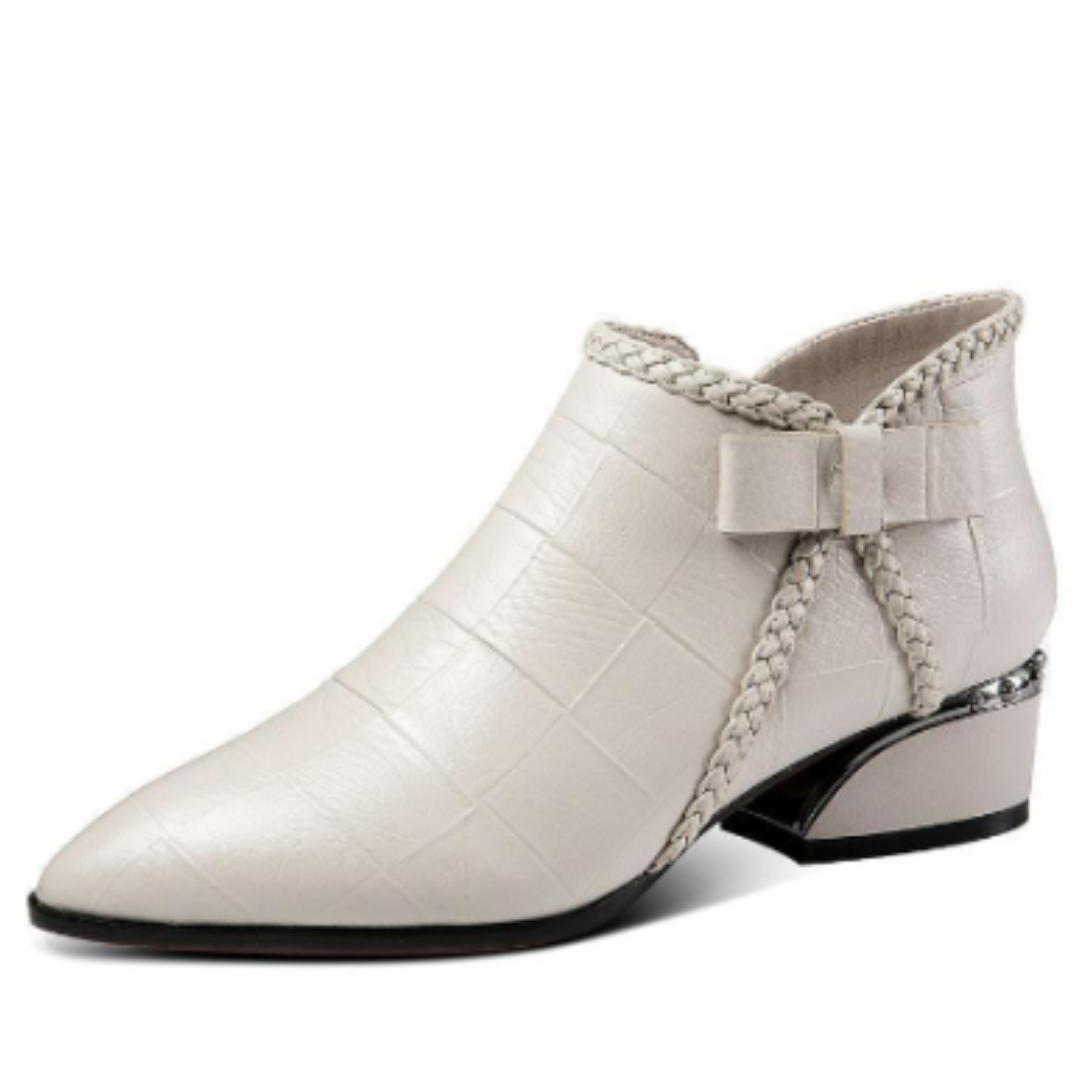 Women's Elegant Low-Heel Ankle Boots