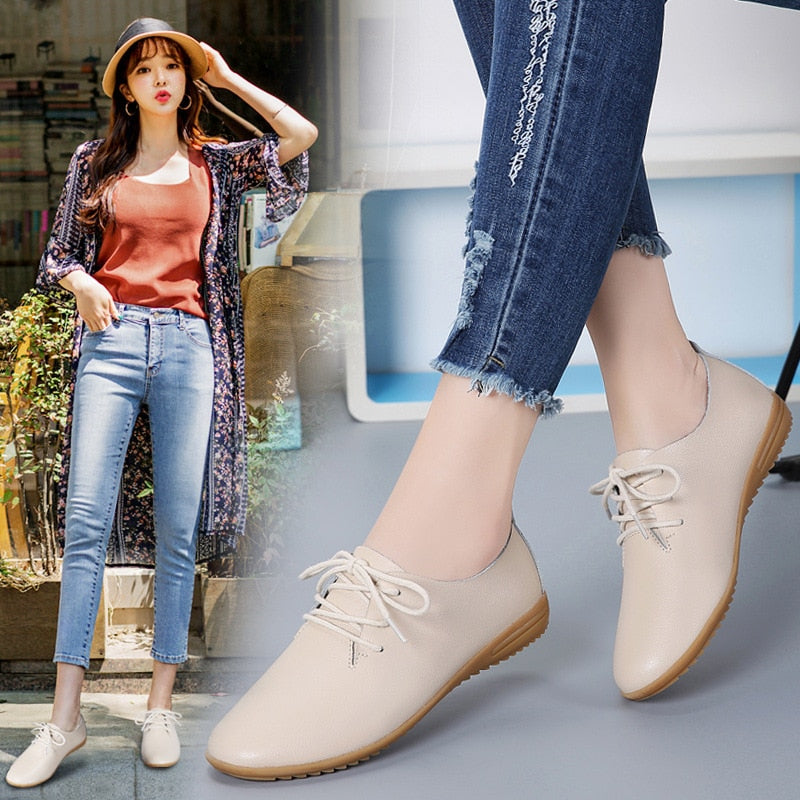 Women's Elegant Shoes for Everyday and Work – Beige