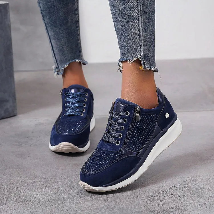 Women's Ergonomic Breathable Everyday Sneakers – Blue
