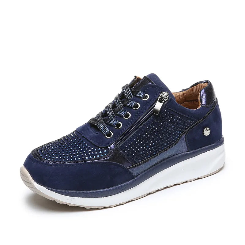 Women's Ergonomic Breathable Everyday Sneakers – Grey