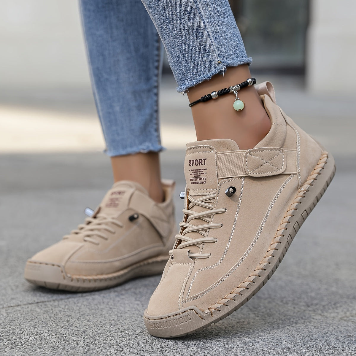 Women's Hand-Stitched Retro-Style Boots – Ginger