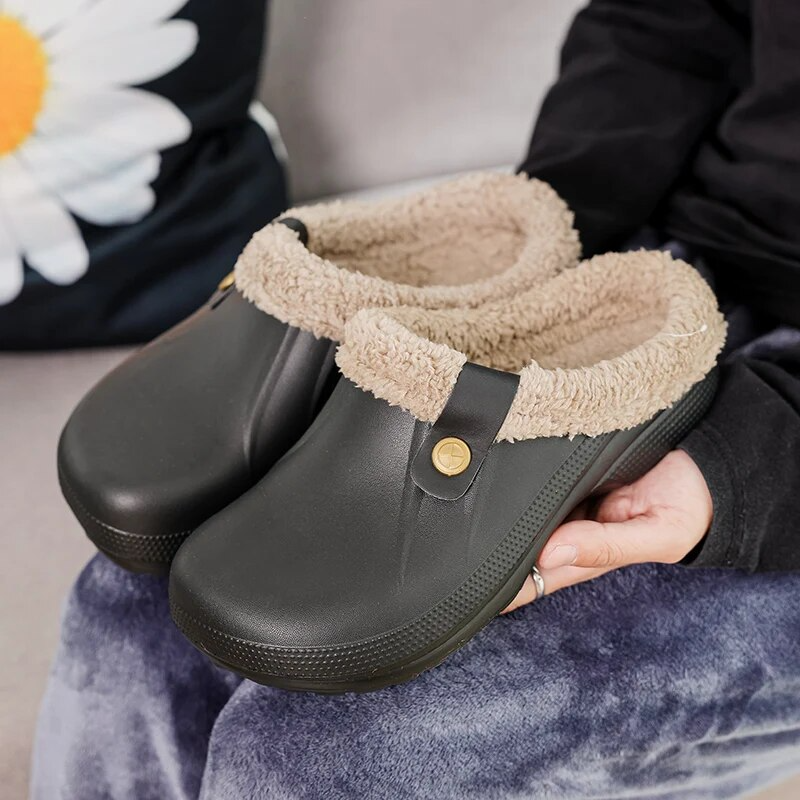 Women's Insulated Clogs with Soft Lining – Pink
