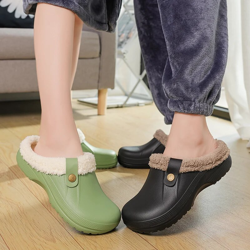 Women's Insulated Clogs with Soft Lining – Pink