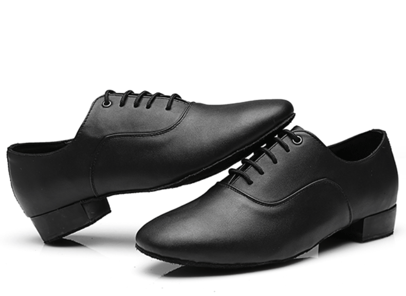 Women's Latin Dance Shoes with Soft Sole – Matte Black