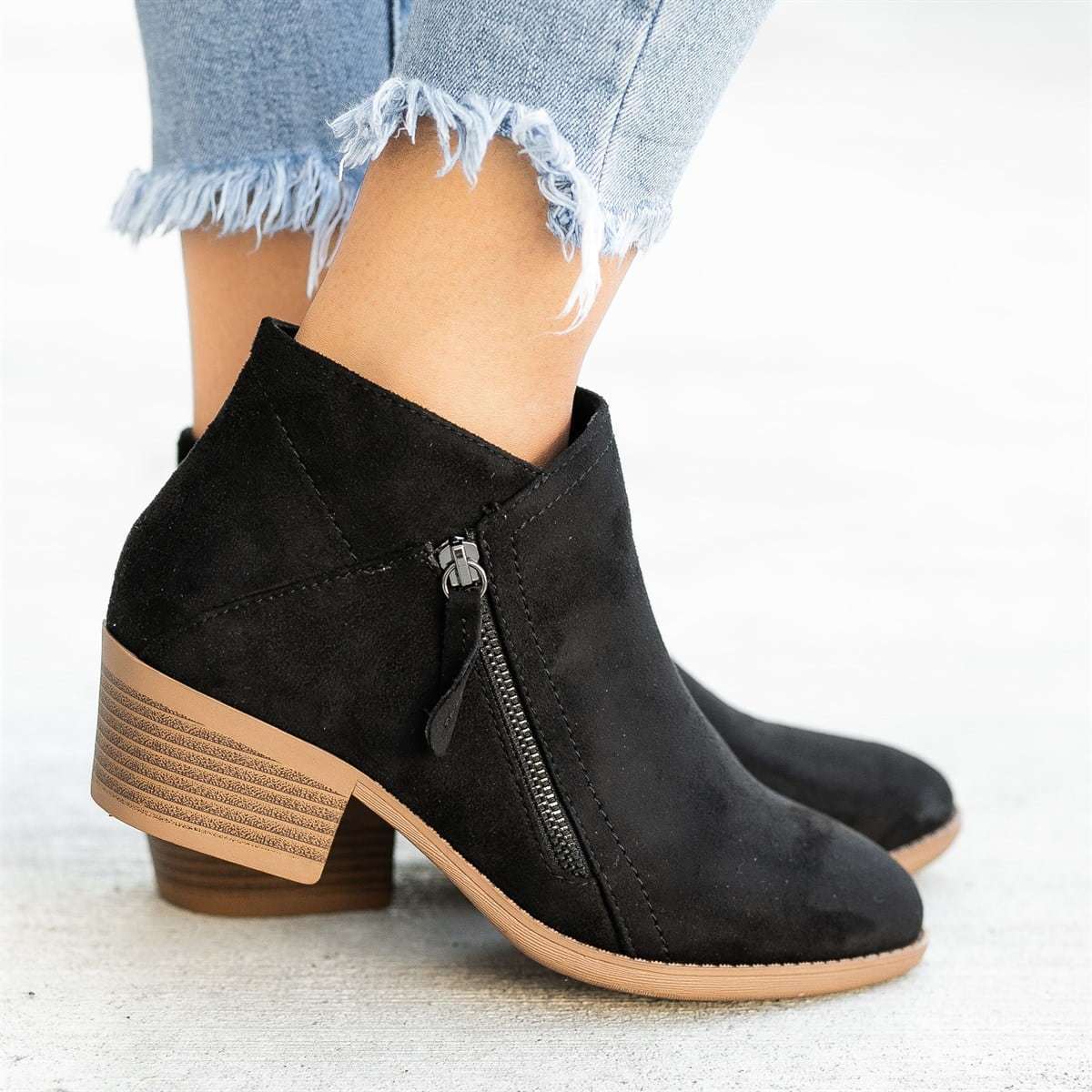 Women's Supportive Leather Ankle Boots