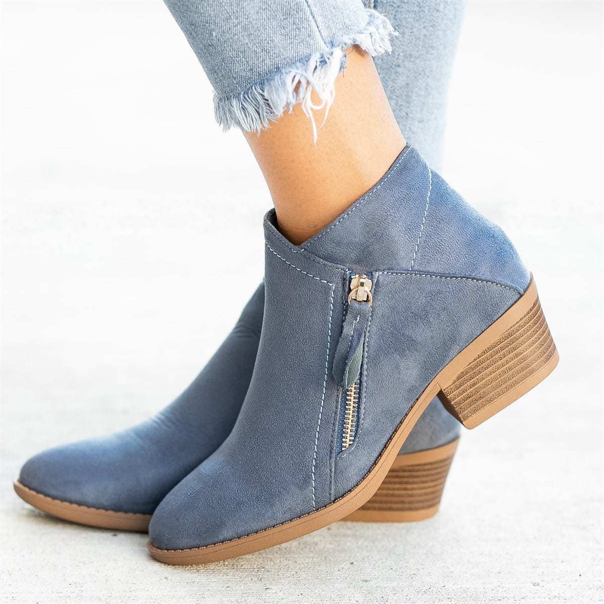 Women's Supportive Leather Ankle Boots