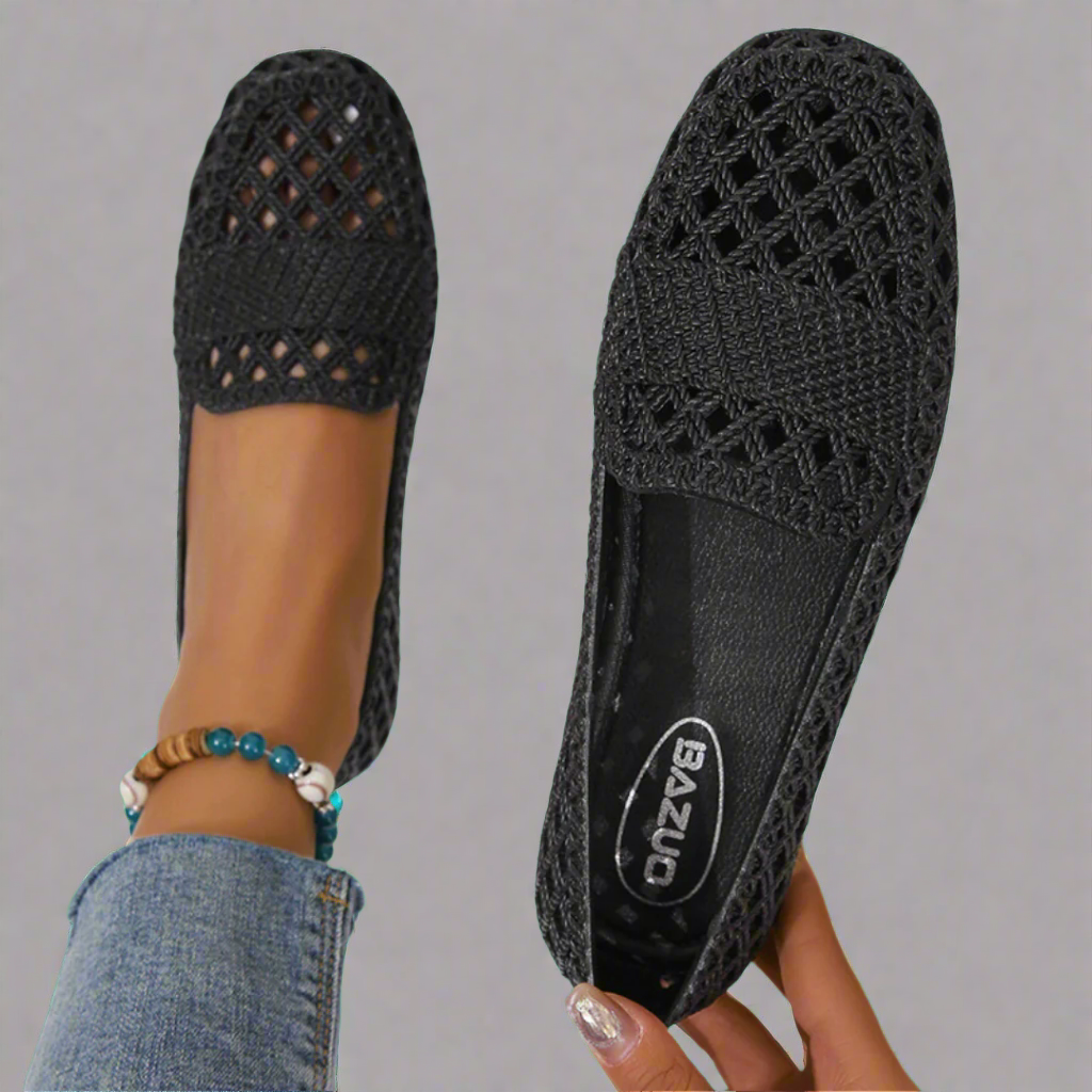 Women's Loafers, Breathable and Comfortable – Black