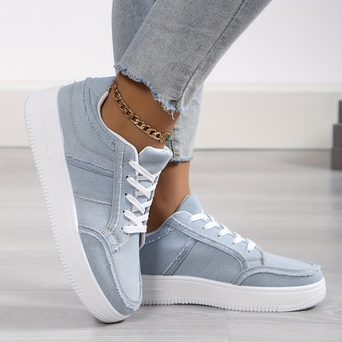 Women's Low-Top Sneakers, Breathable for Everyday – Blue