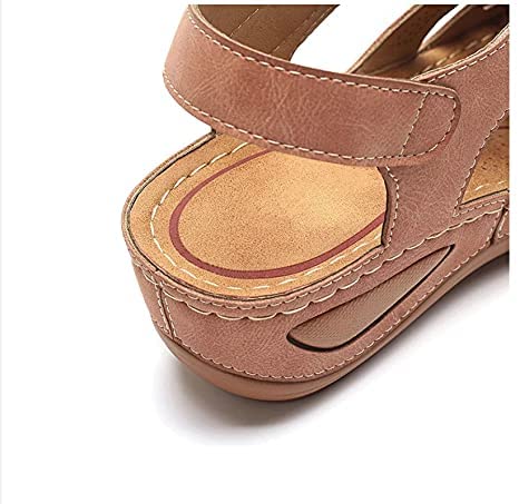 Women's Comfort Boho-Style Sandals – Burgundy