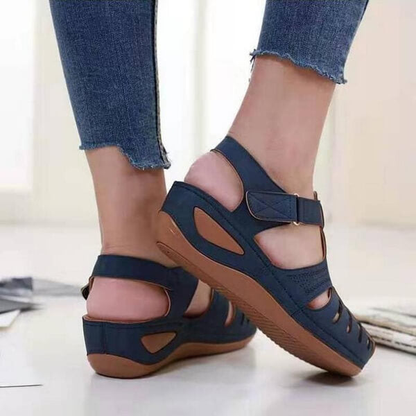 Women's Comfort Boho-Style Sandals – Burgundy