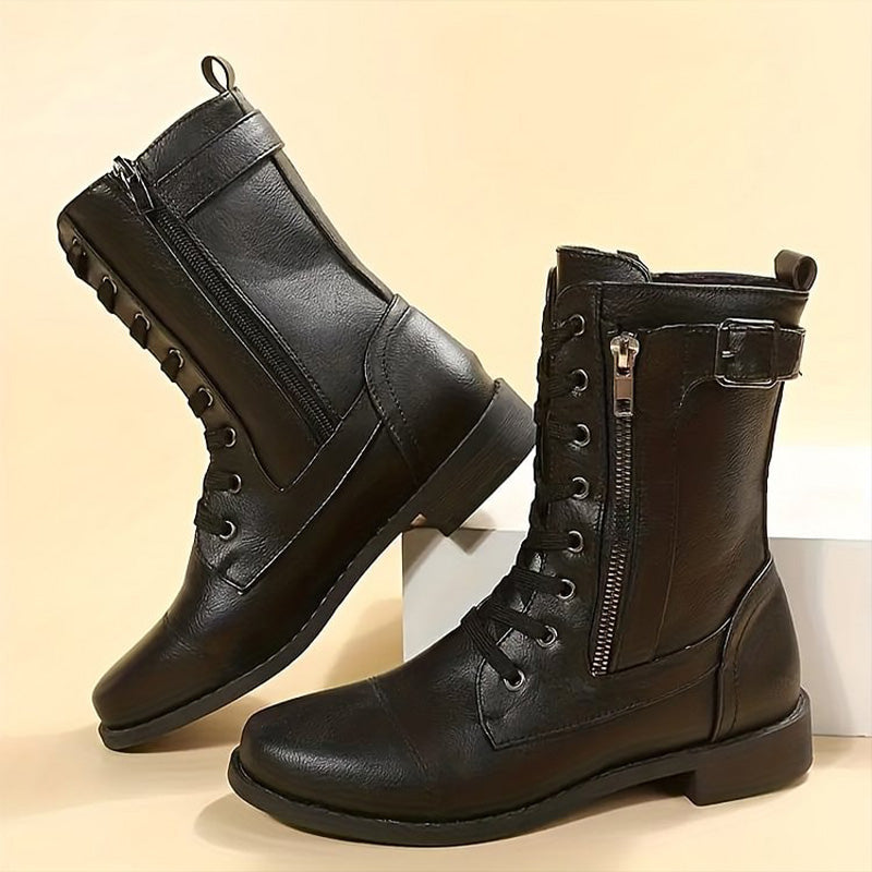 Women's Comfort Boots with an Elegant Design – Black