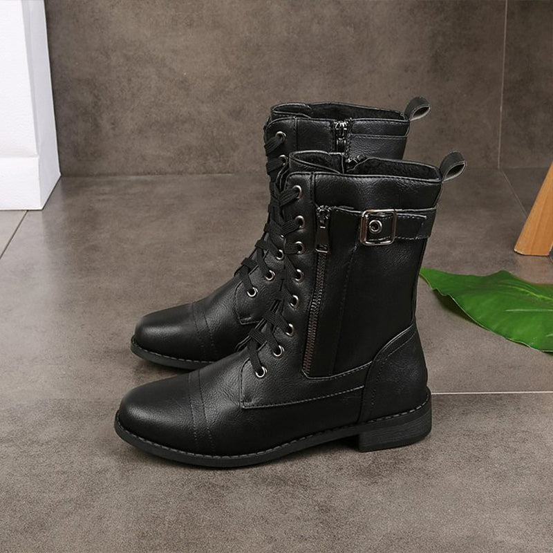 Women's Comfort Boots with an Elegant Design – Grey