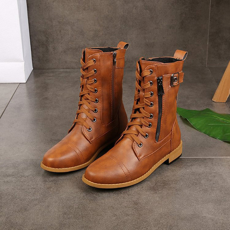 Women's Comfort Boots with an Elegant Design – Grey