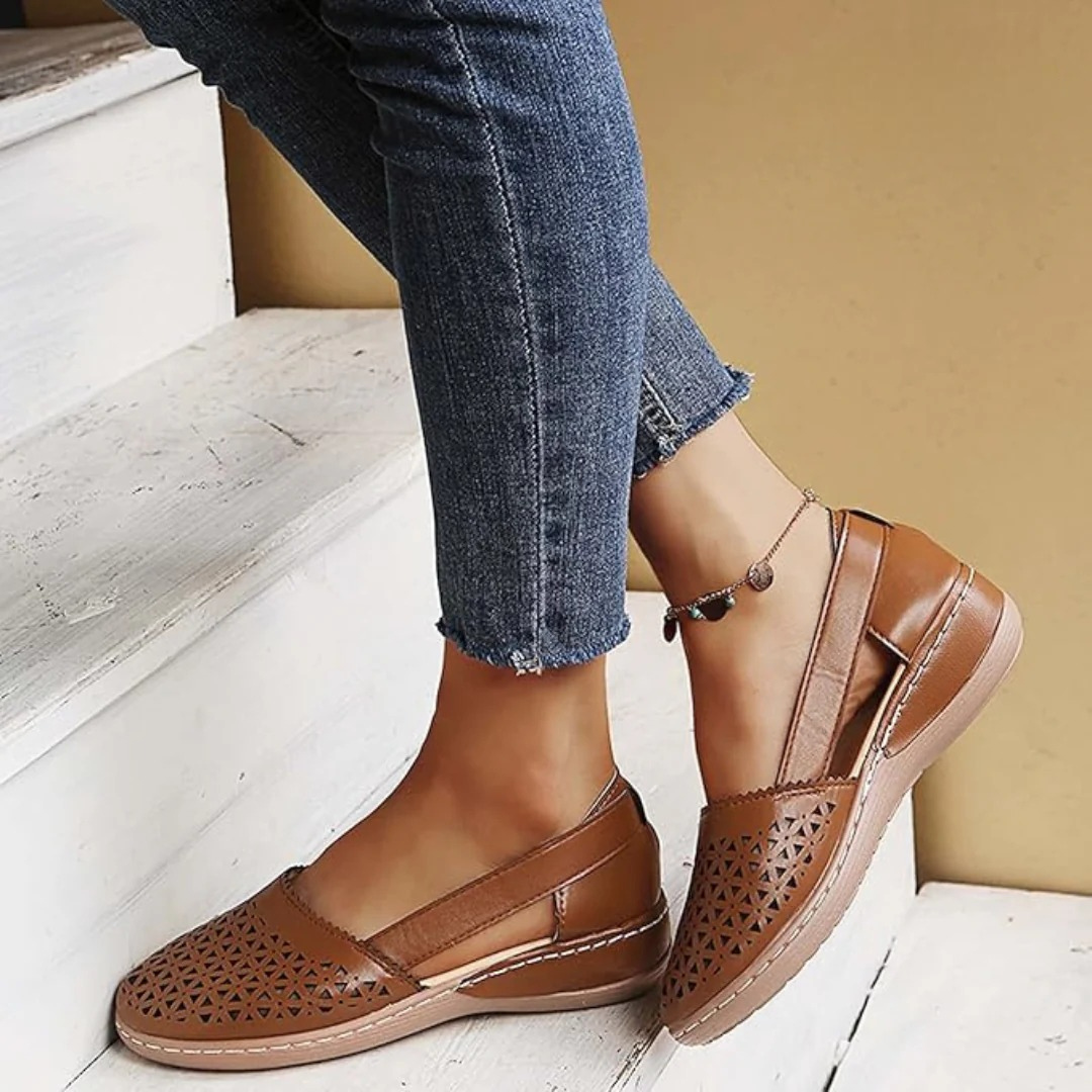 Women's Comfort Shoes, Breathable – Brown