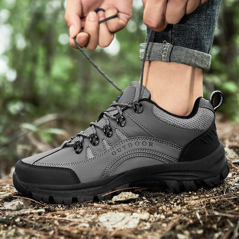 Women's Comfort Hiking Boots with Wide Toe – Grey