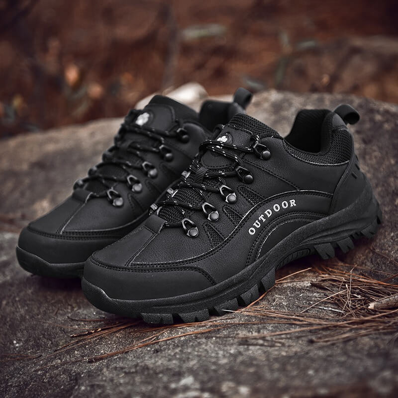 Women's Comfort Hiking Boots with Wide Toe – Black