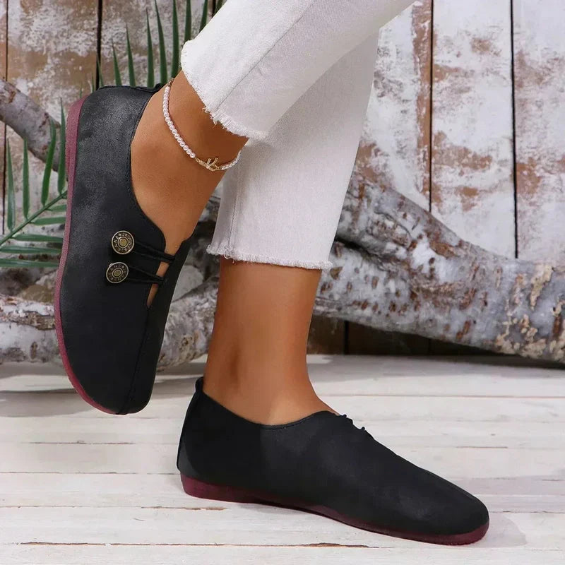 Women's Comfort Loafers, Soft and Elegant – Black